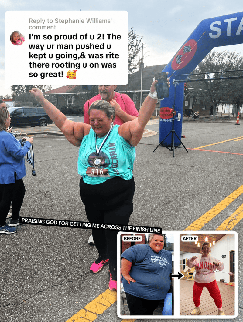 From 400+ Pounds to Finishing Her First 5K: How a Hoop Gave Glamaw Her Life Back